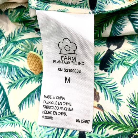 Farm Rio Mini Toucans Layered Mini Skirt Size Medium - Picture 11 of 14